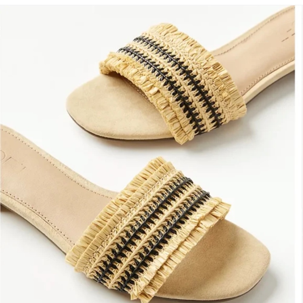 Loft Fringe Slide Sandals